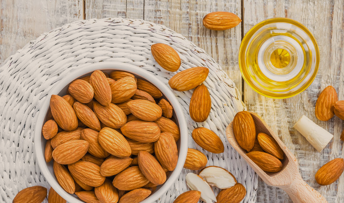 organic almond oil for cooking